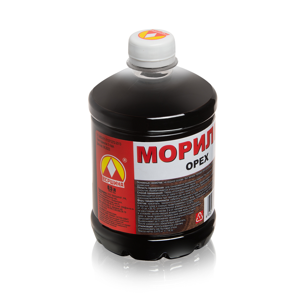 изображение Морилка водная Вершина Орех 0,5л1